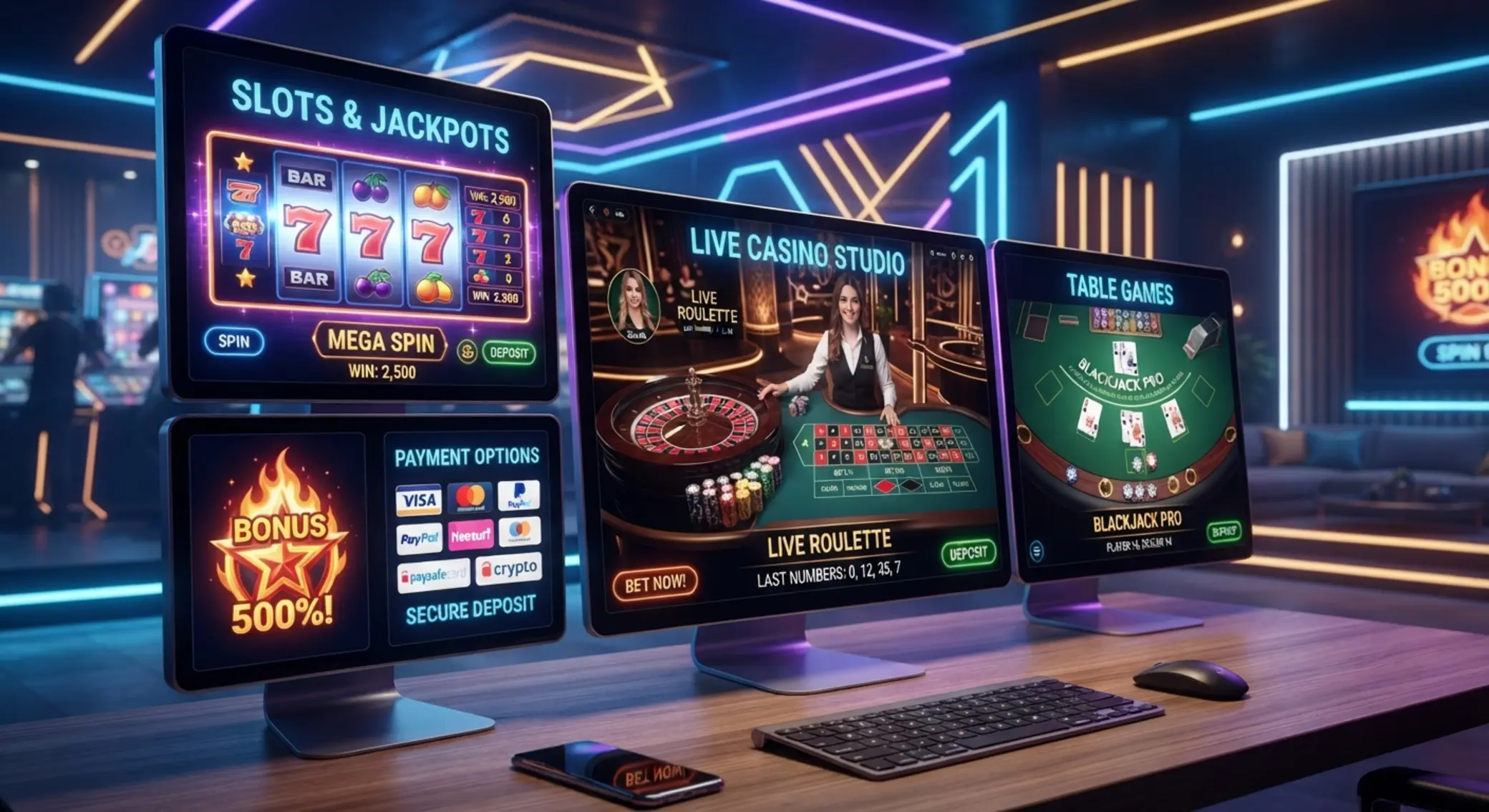Relación entre promociones y tipos de juego Juegos online combinados con promociones y método prepago