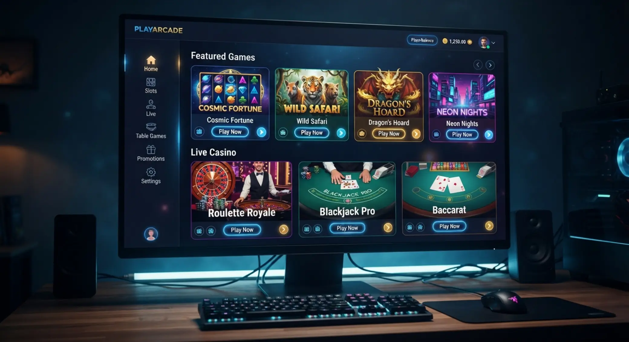 Variedad de juegos disponibles en Casumo Pantalla con selección de juegos de tragaperras, ruleta y mesas online